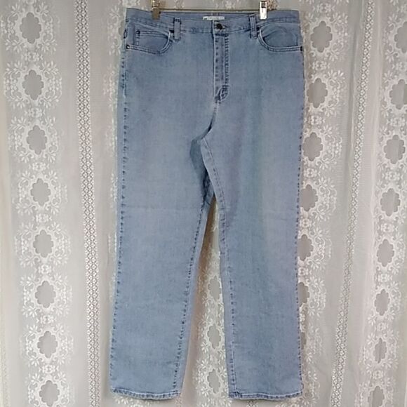 Lee Relaxed Fit At The Waist Women's Jeans Size Plus 18 Long - Picture 3 of 15